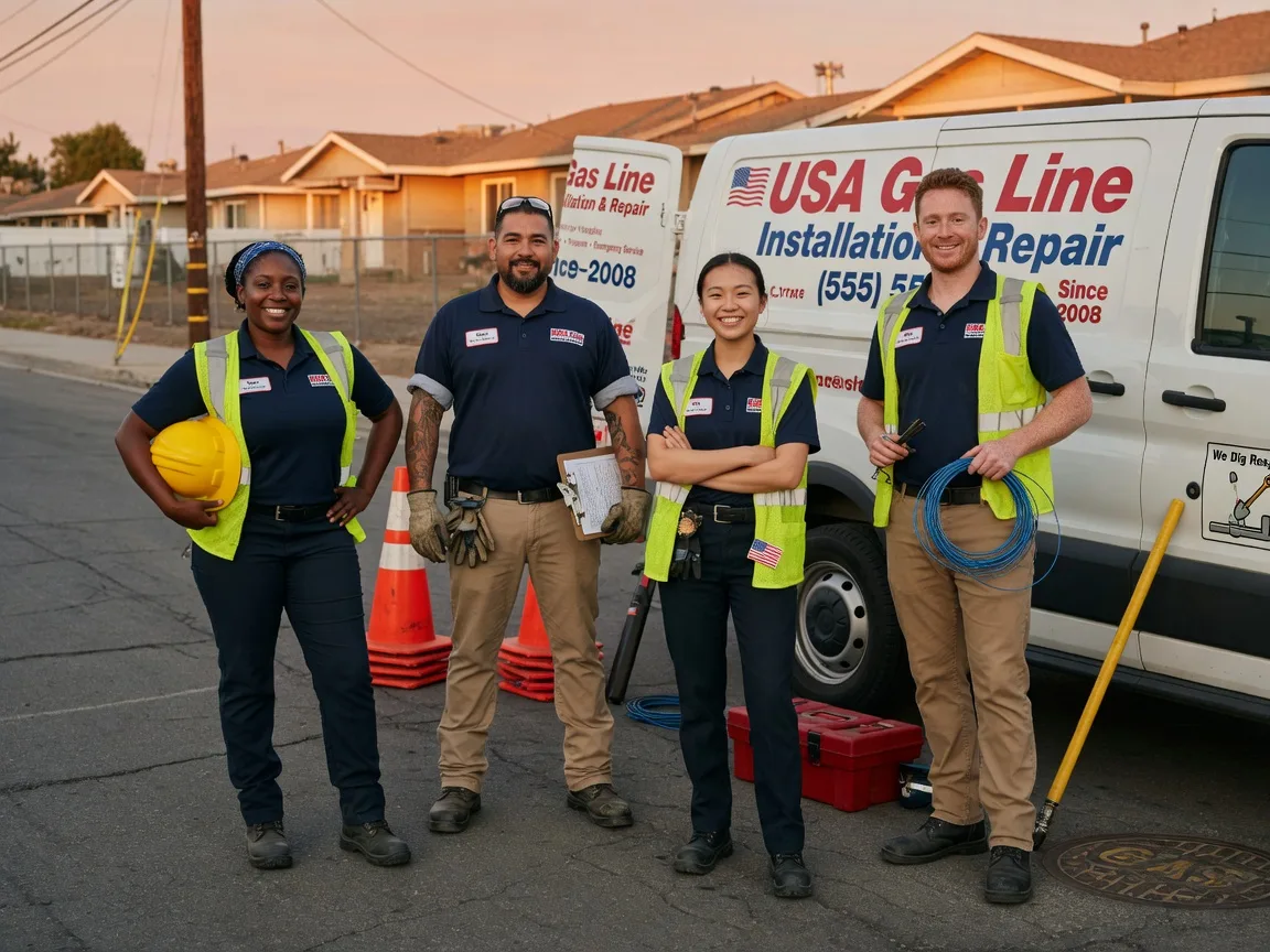 Gas Line Installation company in Sarah, MS